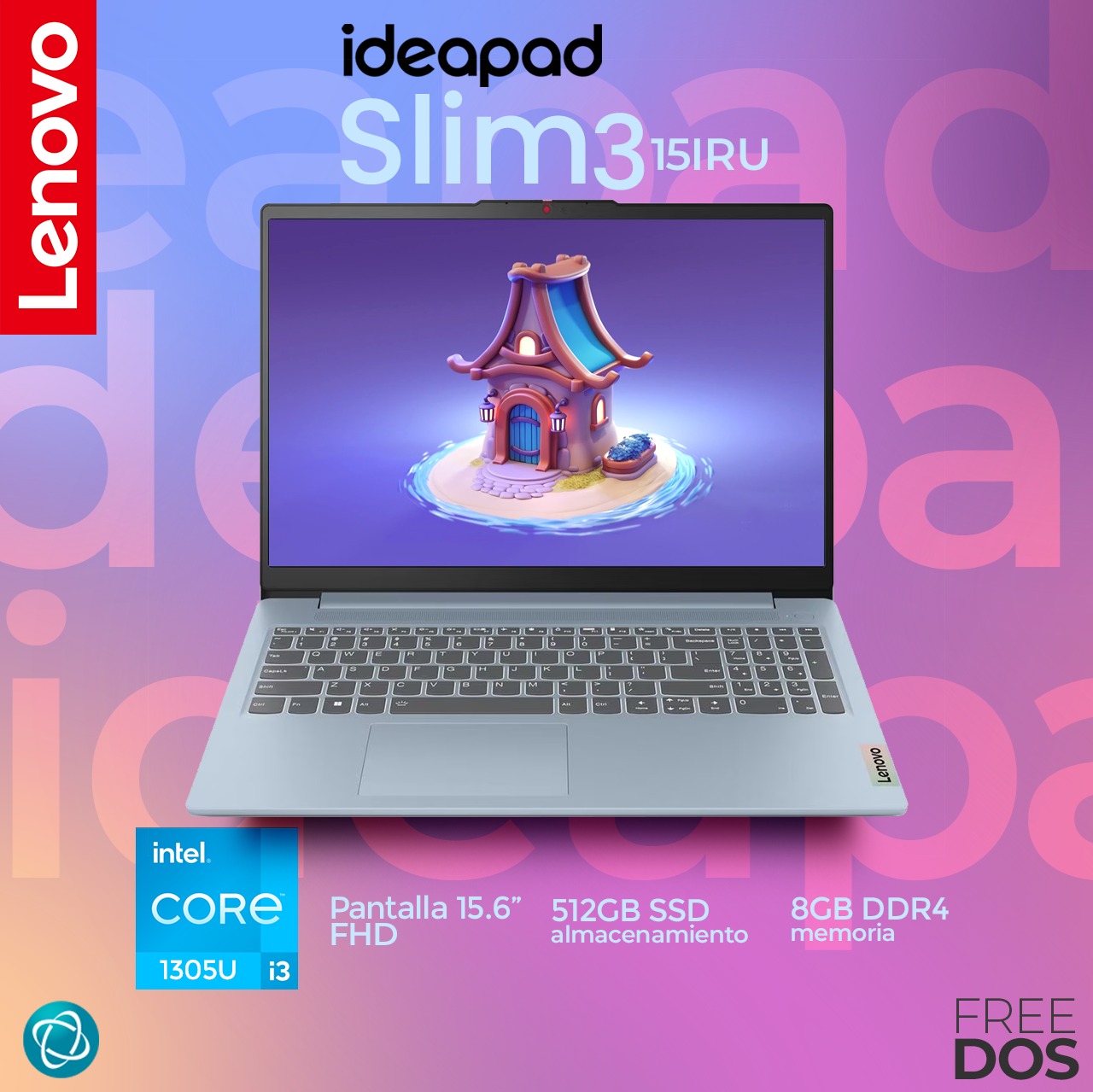 LENOVO Ideapad Slim 3 15IRU